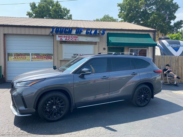 Gray SUV with professionally tinted windows